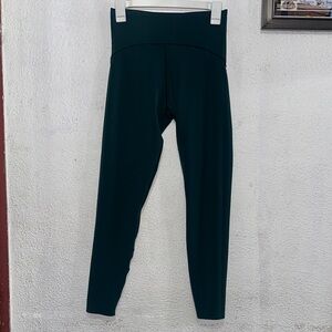 High-Waisted Dark Green Leggings ofeline